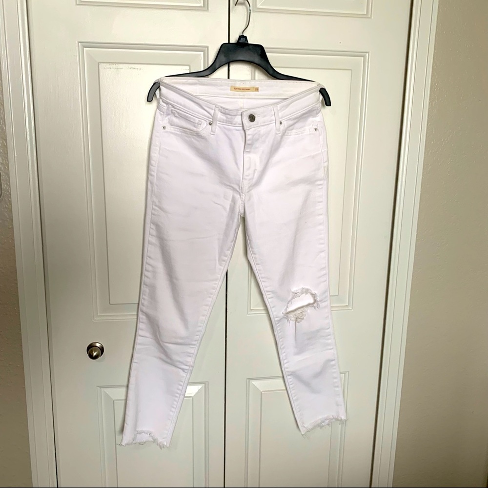 Levi Strauss & Co | High rise skinny, cropped | 29 | like new, barely used